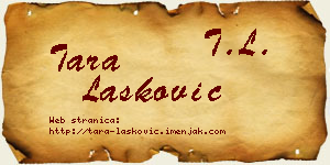 Tara Lasković vizit kartica
